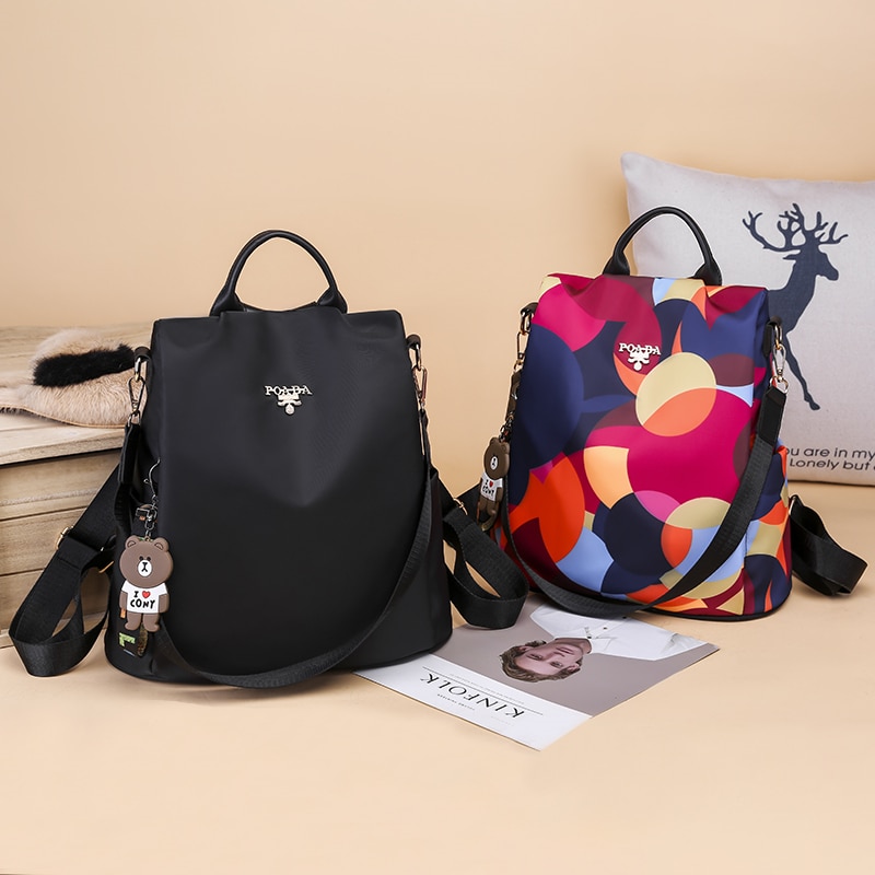 Women's Colorful Anti-Theft Backpack