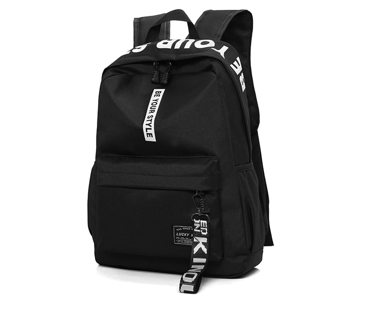 Teenager's Letter Printed School Backpack