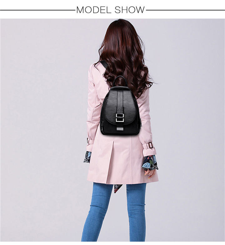 Leather Backpack for Women