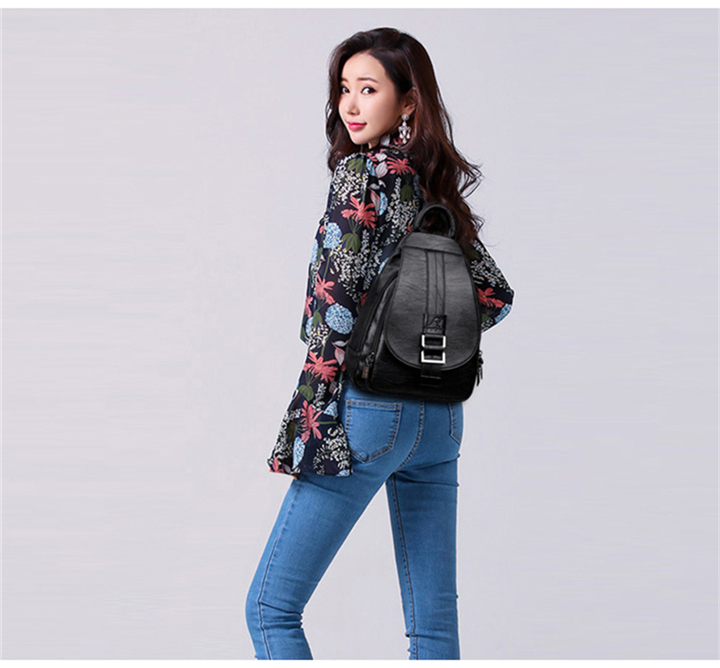 Leather Backpack for Women
