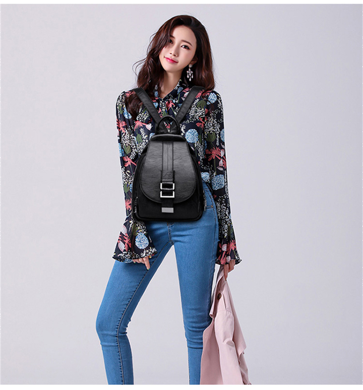 Leather Backpack for Women